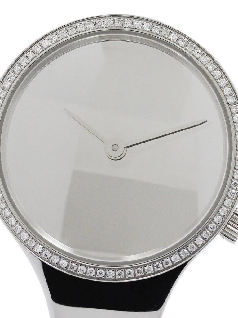 Georg Jensen Vivianna Diamond Bezel Silver Dial Quartz Ladies Watch960247